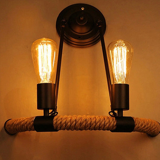 Vintage Retro Led Indoor Wall Lamp Loft Industrial American Style Aisel Bedside Room Sconce Lights