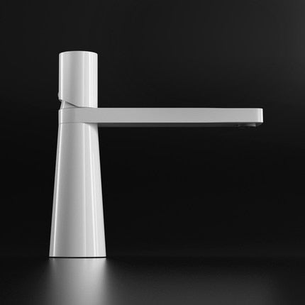 Brushed Gold Basin Faucet Brass Bathroom Mixer Tap Wash Basin Rose Hot And Cold White Short Faucets
