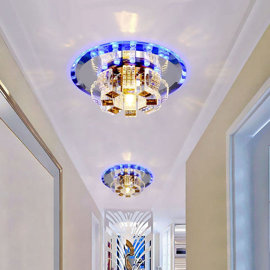 Modern Crystal Led Ceiling Lamp Light Fixture Lighting Lights For Bedroom Aisle Corridor Kitchen