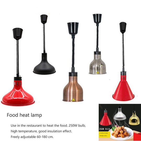 Food Warmer Pendant Light Hanging Lamp For Ceiling Restaurant Table Kitchens 250W Electric Heating