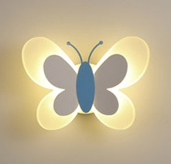Butterfly Girl Room Lamp Creative Cartoon Children Energy - Saving Boy Bedside Bedroom Wall Ceiling