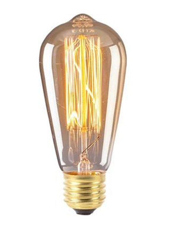 Edison Bulb E27 40W 60W 80W C35 St64 T45 Bt53 A60 G80 G95 G125 Filament Incandescent Light Ampoule