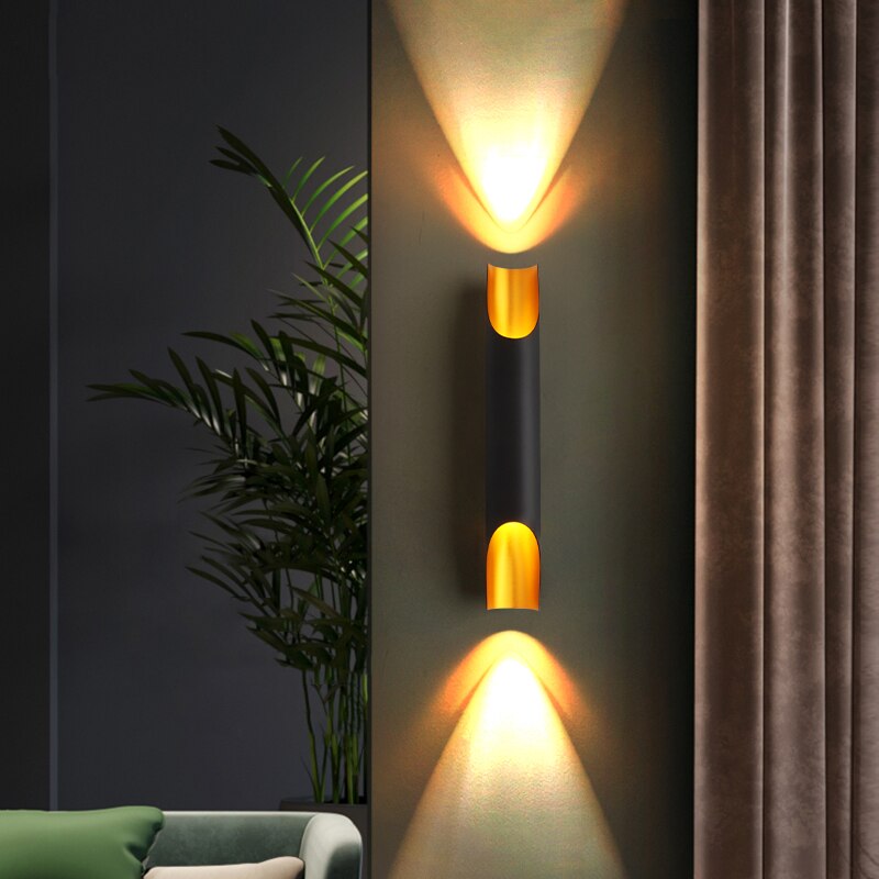 Industrial Creative Wall Lamp Design Postmodern Metal Sconce Lamps Stair Background Living Room