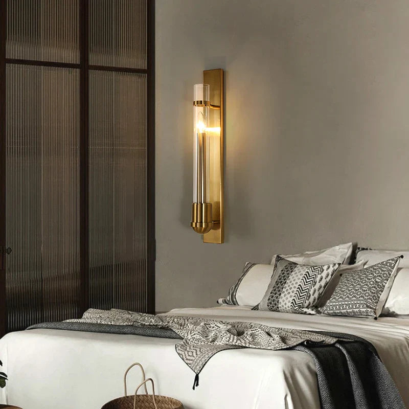 Harper Contemporary Gold Wall Sconce - Elegant Lighting For Living Rooms Bedrooms And Hallways Wall