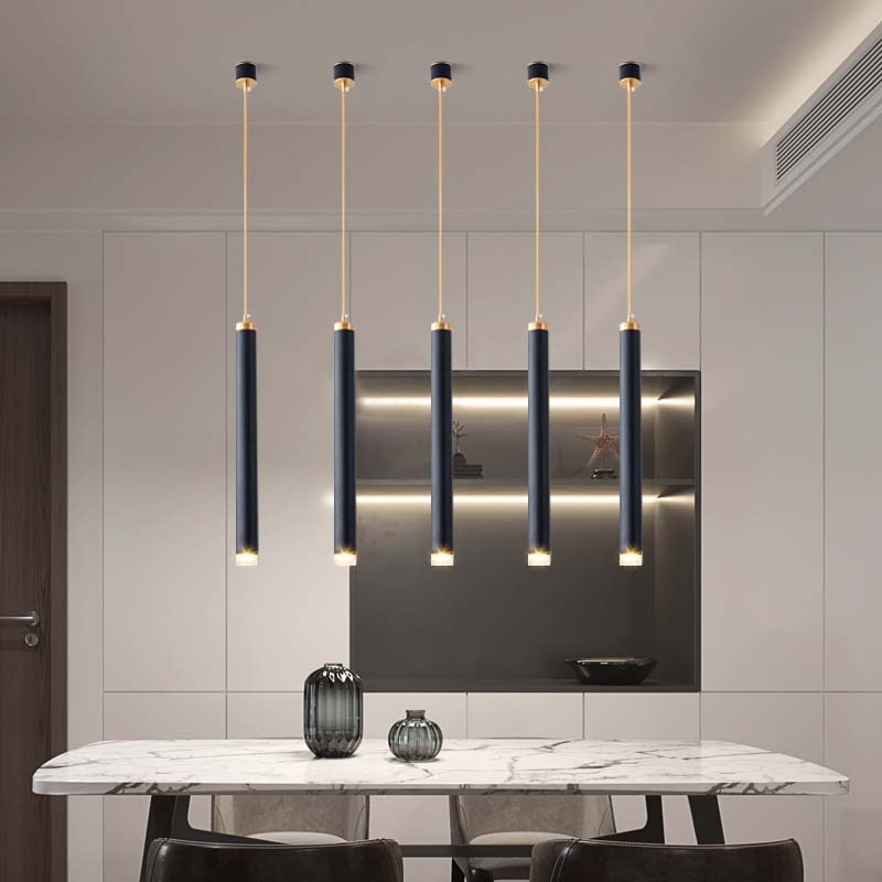 Modern Black Embedded Led Pendant Lamp 3W Cob Ceiling Mounted Light