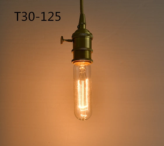 Edison Bulb E27 40W 60W 80W C35 St64 T45 Bt53 A60 G80 G95 G125 Filament Incandescent Light Ampoule