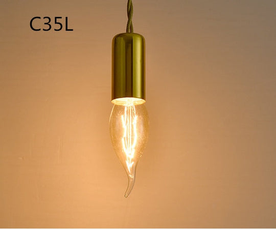 Edison Bulb E27 40W 60W 80W C35 St64 T45 Bt53 A60 G80 G95 G125 Filament Incandescent Light Ampoule