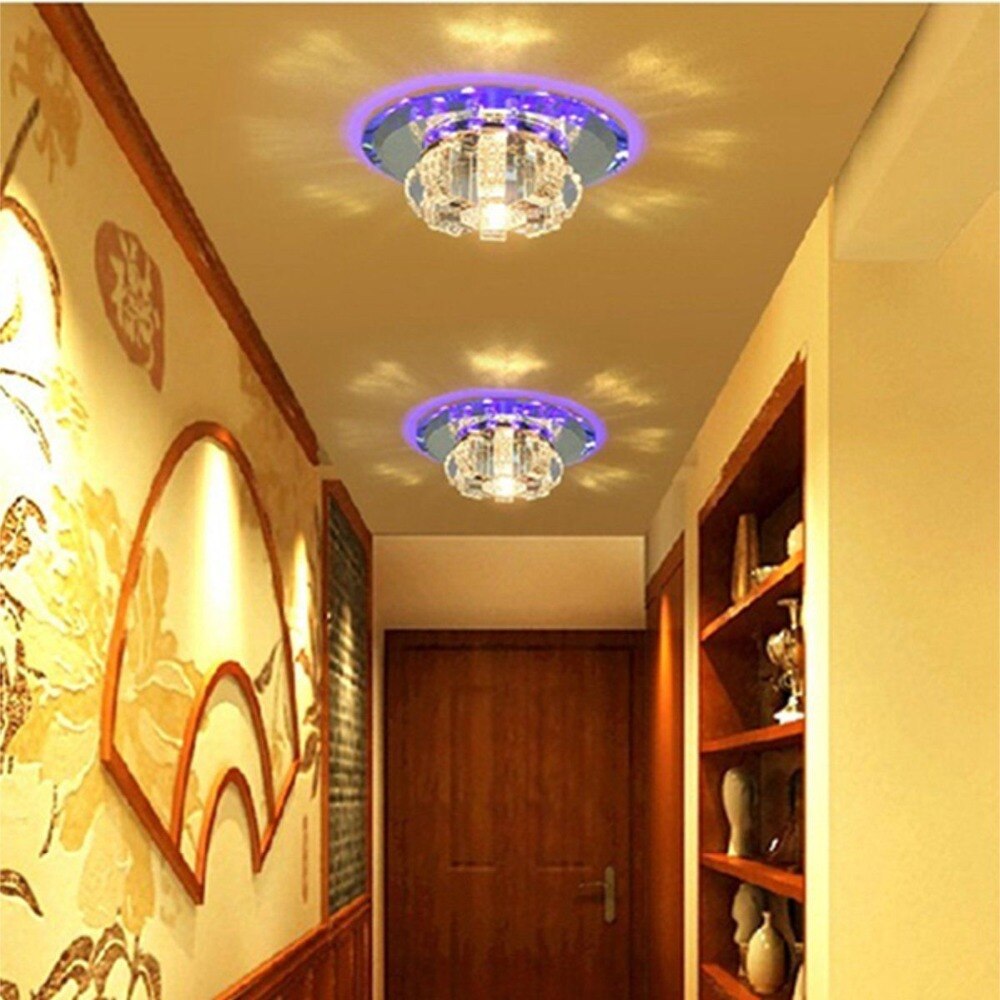 Modern Crystal Led Ceiling Lamp Light Fixture Lighting Lights For Bedroom Aisle Corridor Kitchen