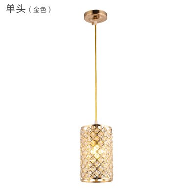 Modern Luxury Crystal Pendant Lights Romantic Bedroom Living Room Led Light