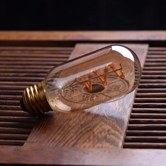 Retro Dimmable Led Edison Bulb E27 3W Gold Spiral Filament St64 G125 Ampoule Lamp Incandescent