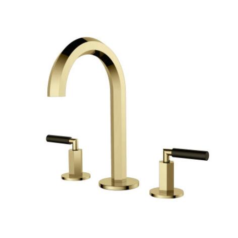 Luxury Gold Basin Faucet Europe Style Three Holes Sink Faucet Modern Design Widespread 8’ Hole