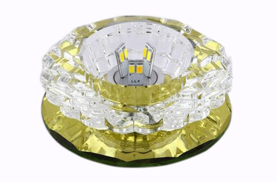 Crystal Ceiling Light 3W Hall Lighting Ac90 - 260V Porch Lamp Led Pumpkin Aisle Corridor Yellow /