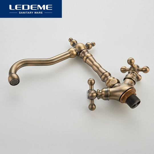 Europe Style Basin Kitchen Faucet Total Brass Bronze Finished Swivel Bathroom Mixer Tap Sink 360