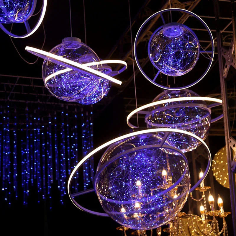 Hanging Wedding Starry Sky Props Space Ball Fantasy Arrangement Chandelier Window Decoration