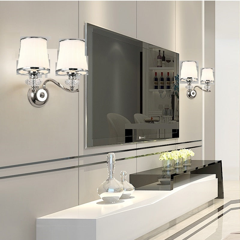 Modern Chrome Chandelier Lights For Living Room