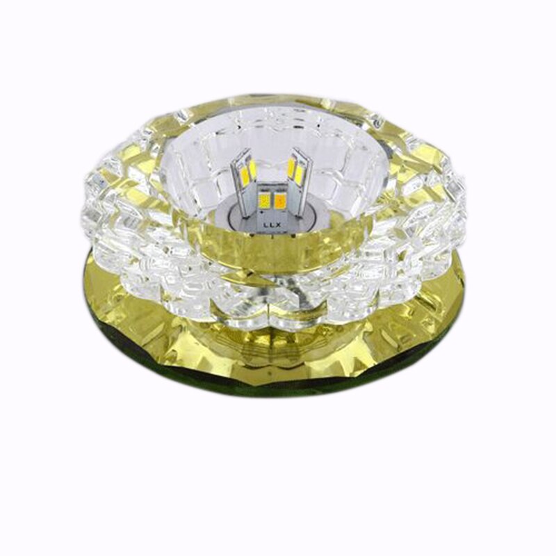 Crystal Ceiling Light 3W Hall Lighting Ac90 - 260V Porch Lamp Led Pumpkin Aisle Corridor