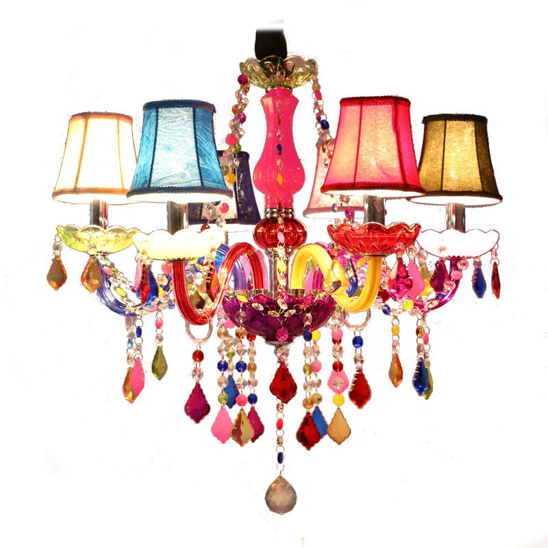 Elegant Led Glass Chandelier - Exquisite Ceiling - Mounted Lighting For Living Room Bedroom