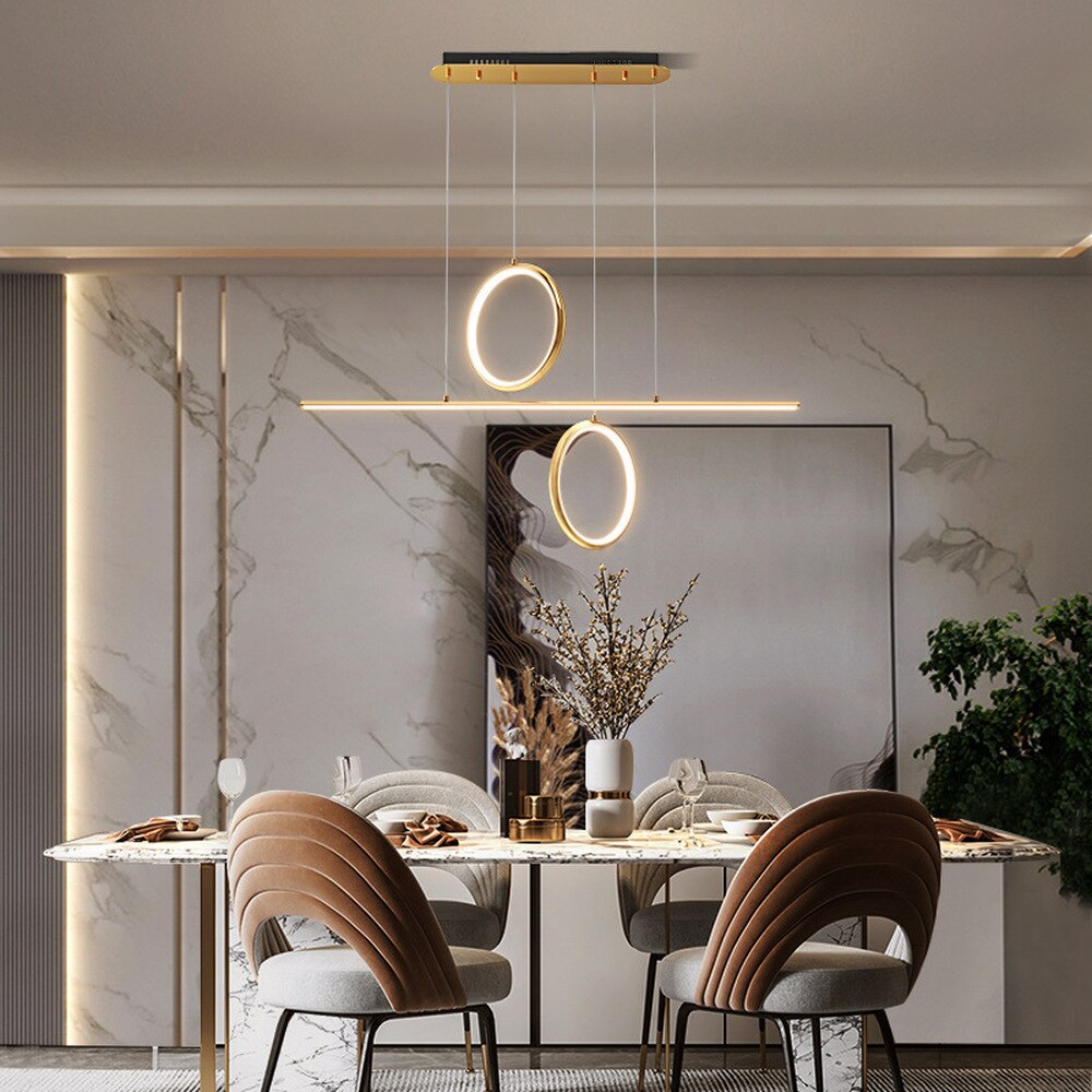 Gold Luxury Circle Ceiling Light Pendant: A Captivating Statement Piece For Your Living Space