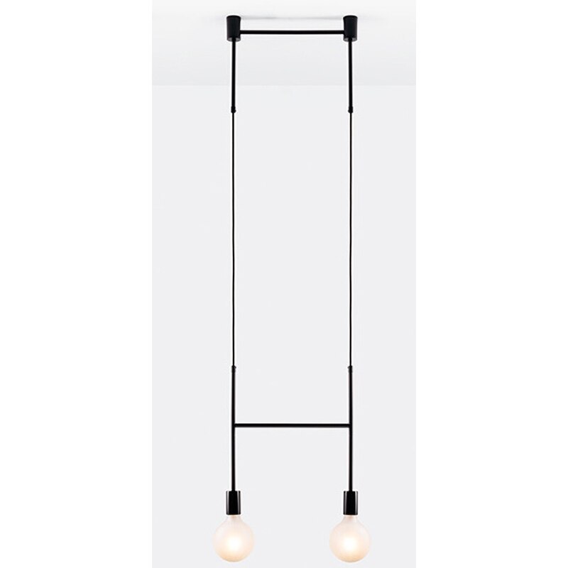 Modern Chandelier Lights Gold Black Long Bar Led Designer Nordic Loft Lustre Industriel Avize Light