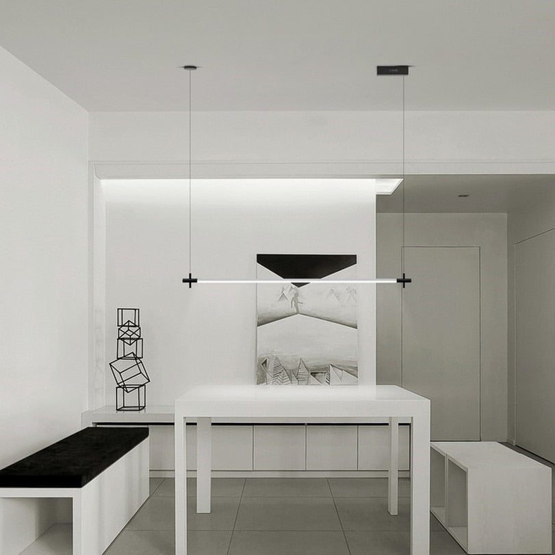 Minimalist Led Bar Pendant Lights For Dining Room And Kitchen Light