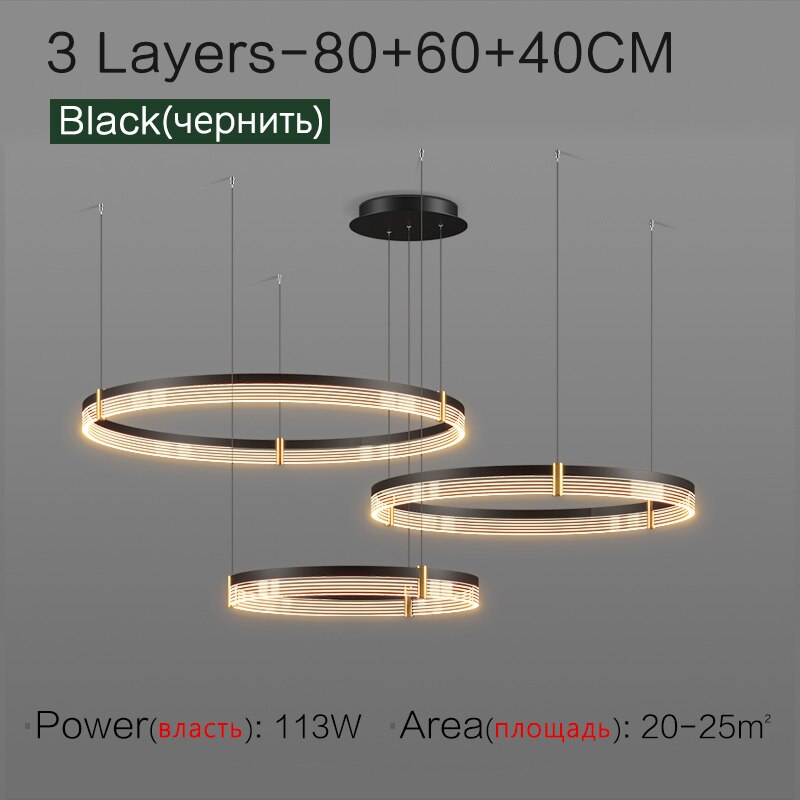 Living Room Chandelier Simple Modern Led Lighting Creative Nordic Luxury Restaurant Bedroom Lamp