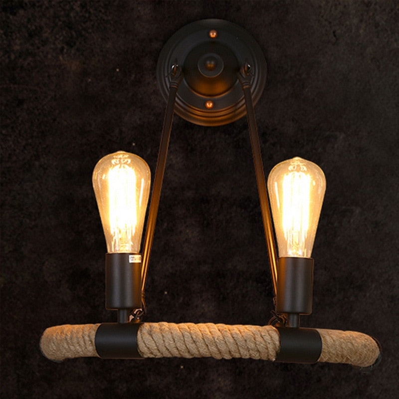 Vintage Retro Led Indoor Wall Lamp Loft Industrial American Style Aisel Bedside Room Sconce Lights