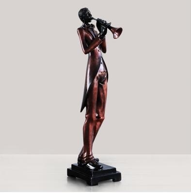 Resin Musician Band Statues: Artistic Home And Cafe Decor For Music Enthusiasts D Decor