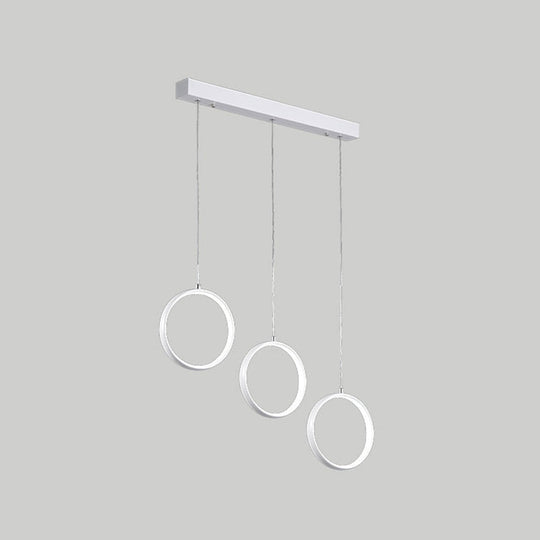 Ring Pendant Lights Bedroom Parlor Hanging Lamp Indoor Lighting Bedside Hanglamp Restaurant Bar