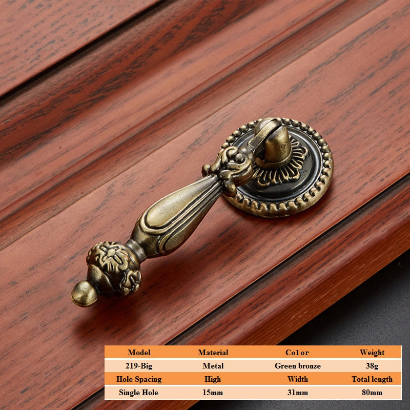 Vintage Zinc Alloy Handles For European - Style Furniture Doors And Drawers 219 - Big Door Handle