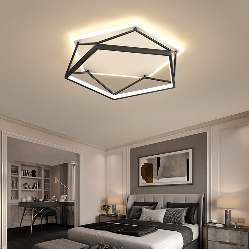 Bedroom Led Ceiling Lamp Simple Modern Master Bedroom Nordic Luxury Ins Net Red Room Creative