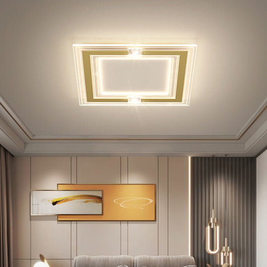 Modern Led Chandelier For Living Room Bedroom Kitchen Home Indoor Ceiling Lamp With Remote Control