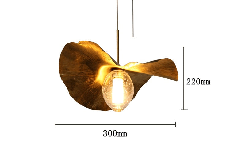 Nordic Modern Chandelier Pendant Light Kitchen Lotus Ceiling Lamp Living Room Lightning Cuisine