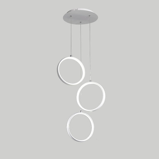 Ring Pendant Lights Bedroom Parlor Hanging Lamp Indoor Lighting Bedside Hanglamp Restaurant Bar