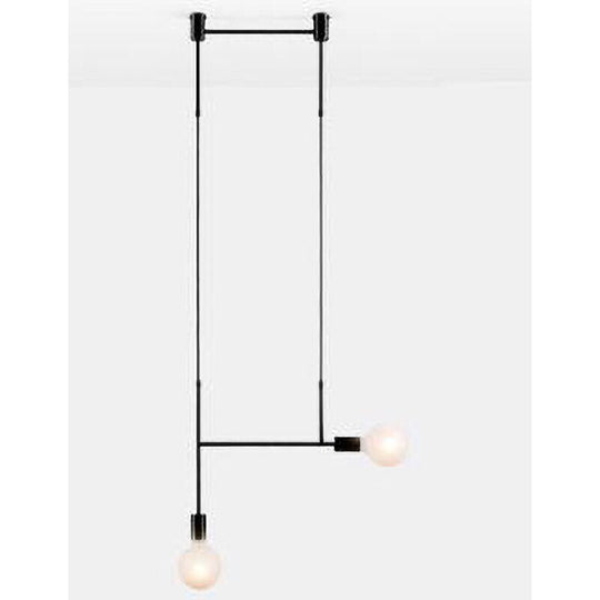 Modern Chandelier Lights Gold Black Long Bar Led Designer Nordic Loft Lustre Industriel Avize Light