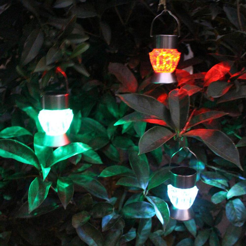 Rotatable Solar Led Diamond Lamp: Vibrant Lighting For Gazebos And Gardens Lights