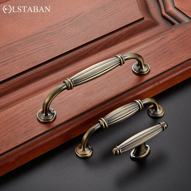 Vintage Zinc Alloy Handles For European - Style Furniture Doors And Drawers Door Handle