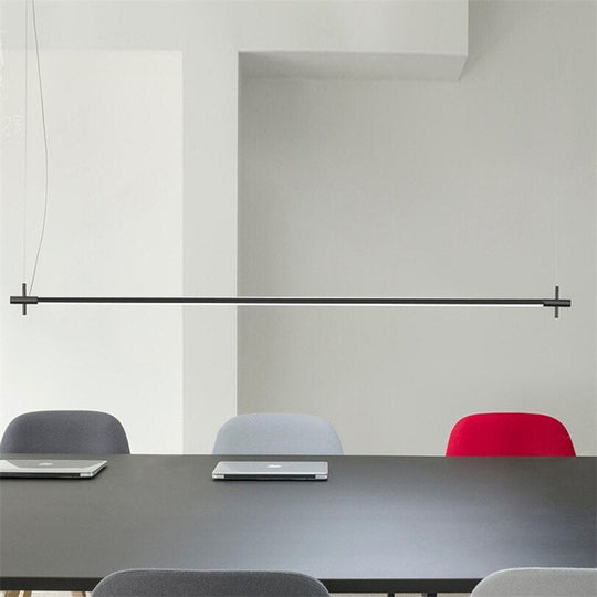 Minimalist Led Bar Pendant Lights For Dining Room And Kitchen Light