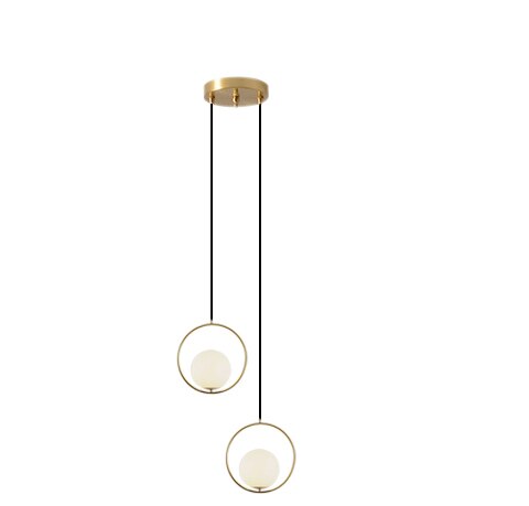 Nordic Glass Ball Led Pendant Lights - Elegance And Warmth For Living Room Kitchen Restaurant More