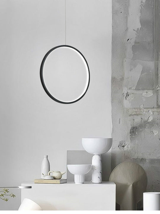 Modern Led Chandelier Lights Round Ring Circle Pendant Lamp Home For Living Room Lighting Indoor