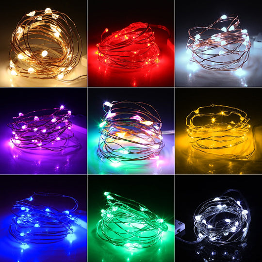 Battery Powered 1M / 2M/3M Diy Led String Light Mini Fairy Lights For Gazebo And Outdoor Use