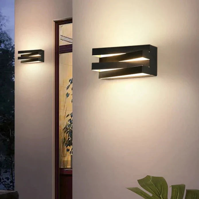 Led Light Outdoor Garden House Lighting Alumunim Ip65 Wall Lamp Villa Porch Gate 110V - 260V Sconce