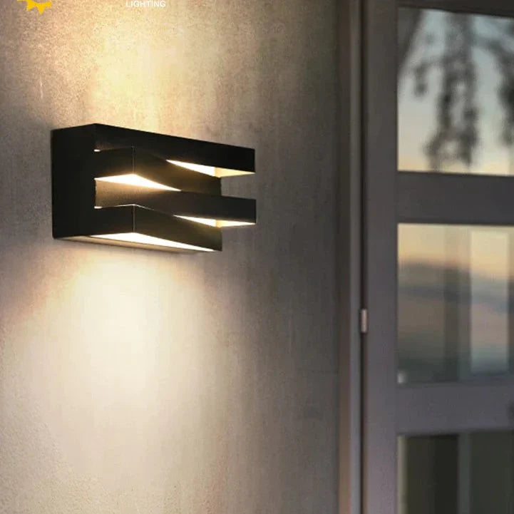 Led Light Outdoor Garden House Lighting Alumunim Ip65 Wall Lamp Villa Porch Gate 110V - 260V Sconce