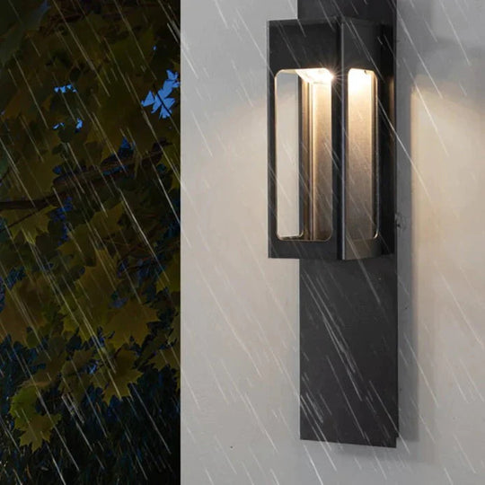 Ip67 Waterproof Outdoor Led Wall Lighting Motion Sensor Aluminum Black Bronze Garden Porch Sconce