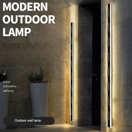 New Led Outdoor Wall Light Waterproof Aluminum Lamp With Remote Garden Porch Sconce 110V 220V