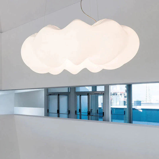 Creative Cloud Chandelier Nordic Simple Modern White Lamp Pendant