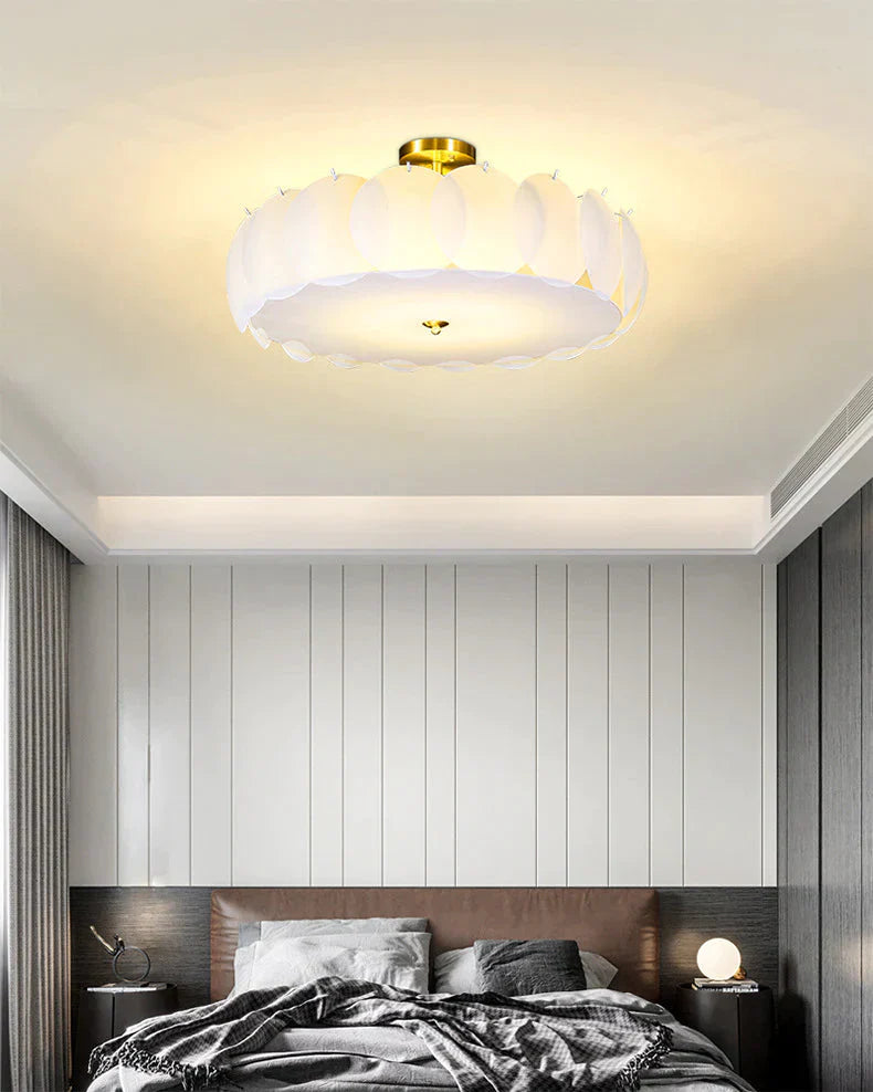 Modern Minimalist Light Luxury All - Copper Ceiling Lamp