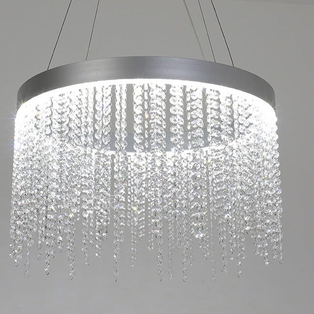 Creative Tassel Lamp Personality Simple Living Room Light Luxury Crystal Bar Restaurant Chandelier