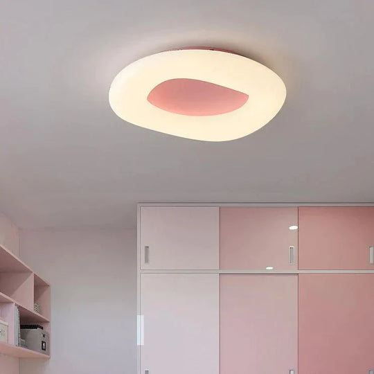 Donut Ceiling Lamp Modern Minimalist Bedroom Ring Creative Living Room