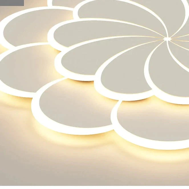 Led Living Room Lamp Simple Atmosphere Main Creative Personality Flower Hall Ceiling