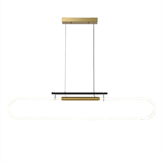 Hanging Strip Nordic Minimalist Modern Line Restaurant Word Lamp Pendant